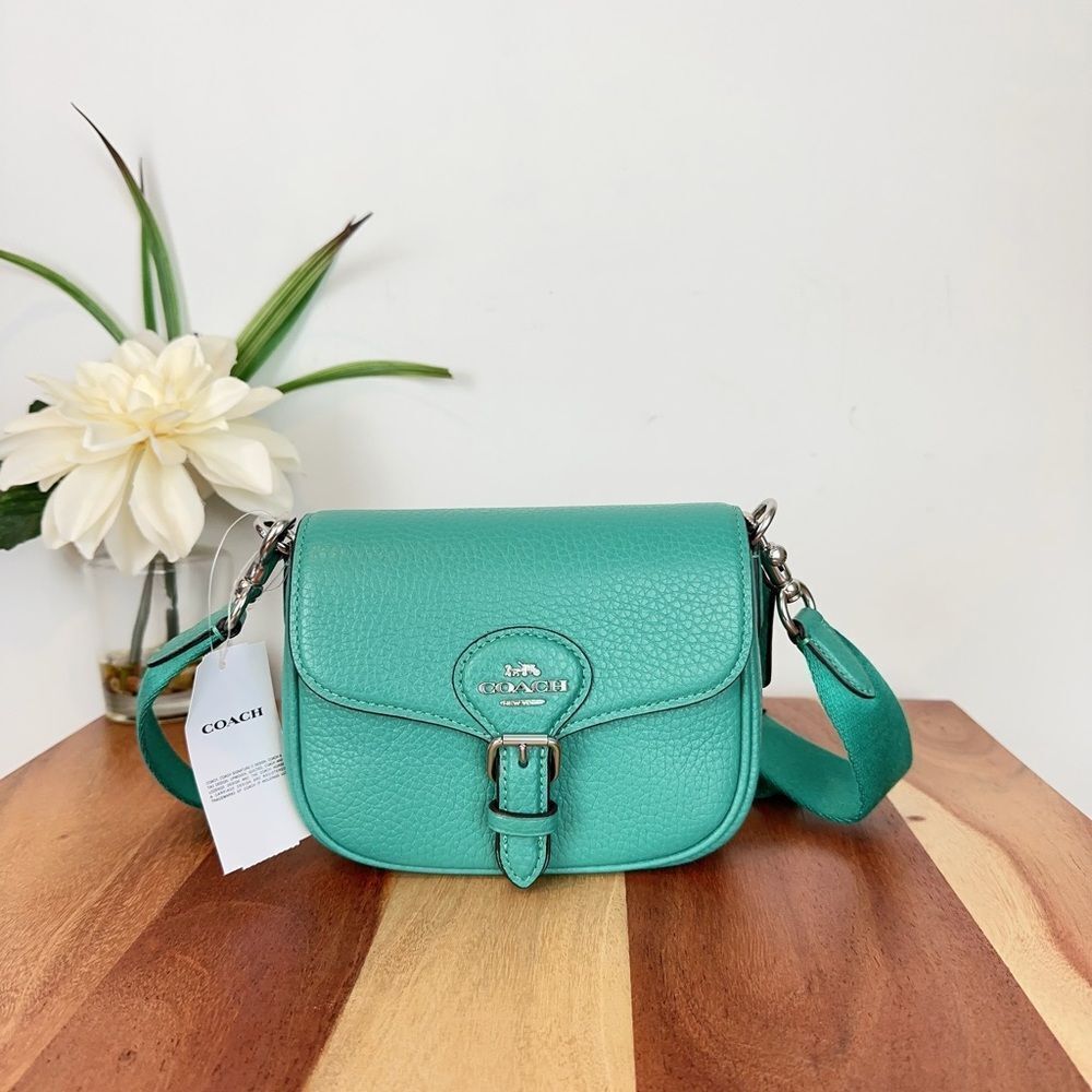 NWT Coach Amelia Small Saddle Bag